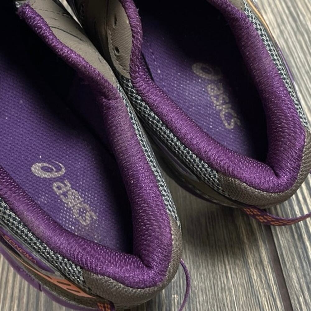 Asics Gel Sonoma Women Trail Running Jogging Shoes Sneakers Green Purple Sz 8.5 - Picture 8 of 9